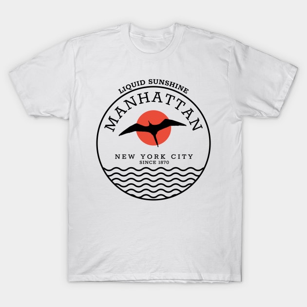 Manhattan - New York City - 1870 T-Shirt by All About Nerds